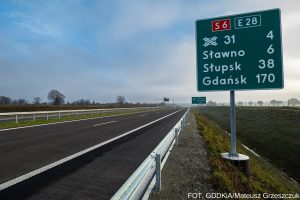 Nový úsek silnice S6. Foto: GDDKiA