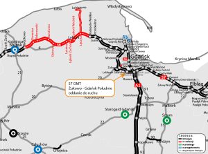Nový úsek silnice S7 jako obchvatu Trojměstí. Foto: GDDKiA