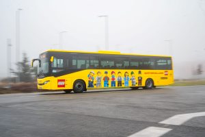 Iveco Crossway pro přepravu zaměstnanců společnosti LEGO. Foto: Iveco Bus