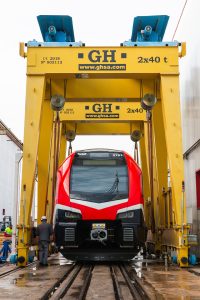 První jednotka Stadler Flirt pro Portugalsko. Foto: Comboios de Portugal