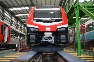 První jednotka Stadler Flirt pro Portugalsko. Foto: Comboios de Portugal