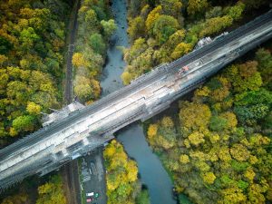 Elstertalbrücke. Foto: DB InfraGO AG / Finmovies/Jürgen Findeisen