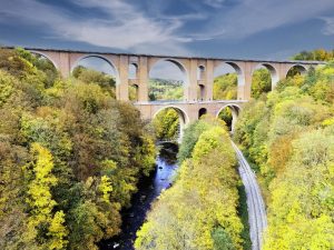 Elstertalbrücke. Foto: DB InfraGO AG / Finmovies/Jürgen Findeisen