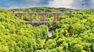 Elstertalbrücke. Foto: DB InfraGO AG / Finmovies/Jürgen Findeisen