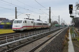 Zkušební jízdy na Dresdner Bahn s měřící jednotkou ICE-S. Foto: Volker Emersleben / Deutsche Bahn