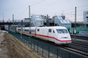 Zkušební jízdy na Dresdner Bahn s měřící jednotkou ICE-S. Foto: Volker Emersleben / Deutsche Bahn