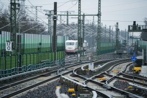 Zkušební jízdy na Dresdner Bahn s měřící jednotkou ICE-S. Foto: Volker Emersleben / Deutsche Bahn