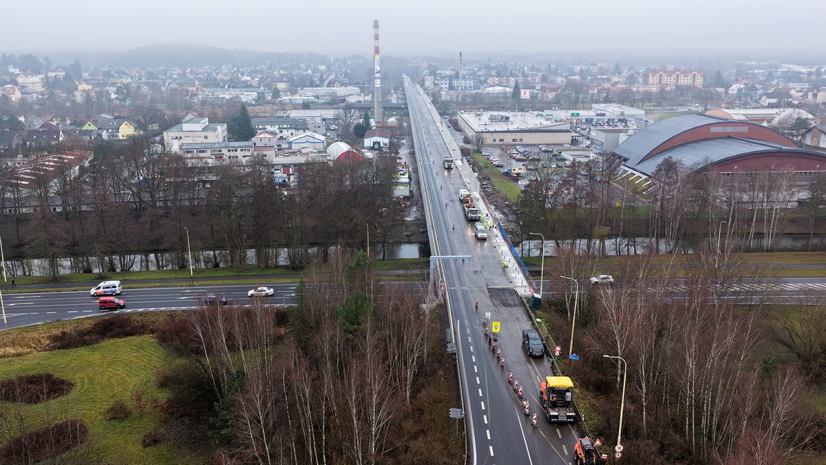 Opravený průtah Českou Lípou, silnice I/9. Foto: ŘSD
