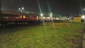 Vánoční vlak Pardubice - Vratislav a zpět společnosti Gepard Express. Pramen: Gepard Express