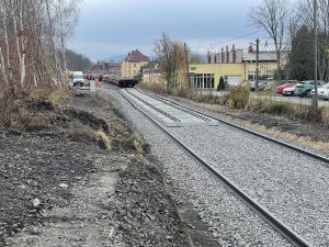 Úsek z Hrádku nad Nisou na hranice s Polskem. Stav 20.11. 2025 Foto: Jan Sůra / Zdopravy.cz