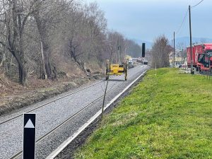 Úsek z Hrádku nad Nisou na hranice s Polskem. Stav 20.11. 2025 Foto: Jan Sůra / Zdopravy.cz