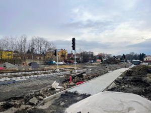 Stanice Hrádek nad Nisou, stav 20.11. 2025. Foto: Jan Sůra / Zdopravy.cz