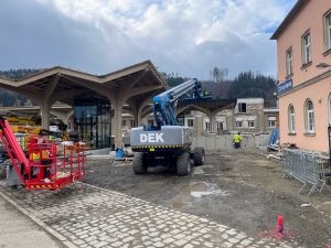 Stanice Chrastava, stav 20.11. 2025. Foto: Jan Sůra / Zdopravy.cz