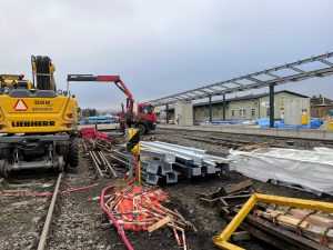 Stanice Hrádek nad Nisou, stav 2.12. 2025. Foto: Jan Sůra / Zdopravy.cz