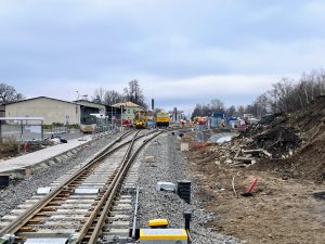 Stanice Hrádek nad Nisou, stav 2.12. 2025. Foto: Jan Sůra / Zdopravy.cz