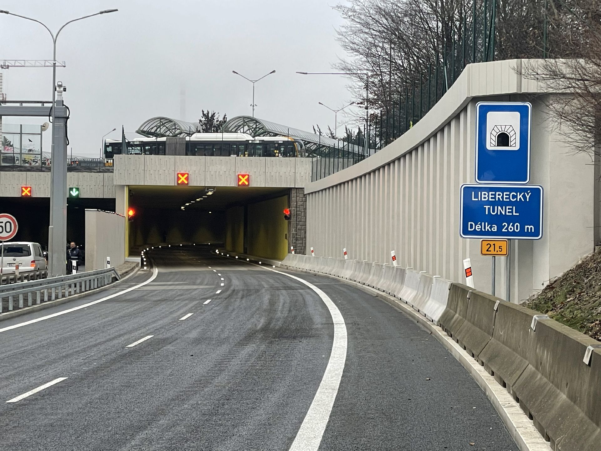 Liberecký tunel po rekonstrukci. Foto: Jan Sůra / Zdopravy.cz