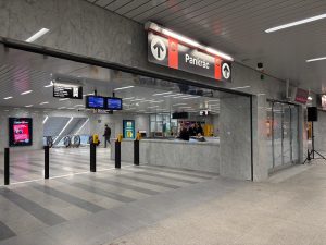 Zrekonstruovaná stanice metra Pankrác C.
Foto: Zdopravy.cz / Vojtěch Očadlý