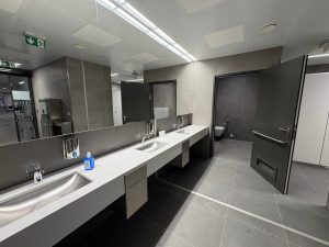 Zrekonstruovaná stanice metra Pankrác C.
Foto: Zdopravy.cz / Vojtěch Očadlý