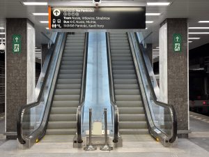 Zrekonstruovaná stanice metra Pankrác C.
Foto: Zdopravy.cz / Vojtěch Očadlý