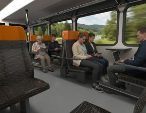 Jednotky 813 po modernizaci. Vizualizace: ZSSK