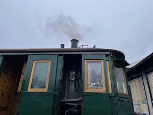 Komarek. Z komína se zakouřilo po více než čtyřech letech. Autor: Zdopravy.cz/Jan Šindelář