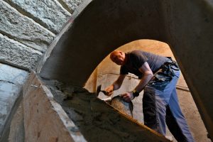 Rekonstrukce interiérů výpravní budovy na Kovářské. Pramen: Archiv Štěpána Macháčka