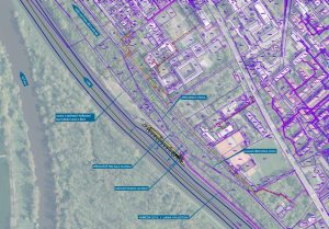 Umístění přístaviště Mělník. Pramen: ŘVC