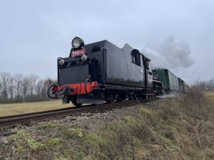 Parní vlak na úzkokolejce u Nové Včelnice. Autor: Zdopravy.cz/Jan Šindelář