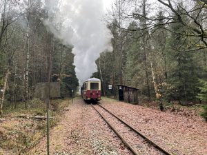 Mikulášský parní vlak na trati J. Hradec - Kamenice nad Lipou. Autor: Zdopravy.cz/Jan Šindelář