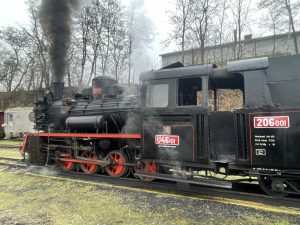 Parní lokomotiva U46.101 Polka z 50. let 20. století. Autor: Zdopravy.cz/Jan Šindelář