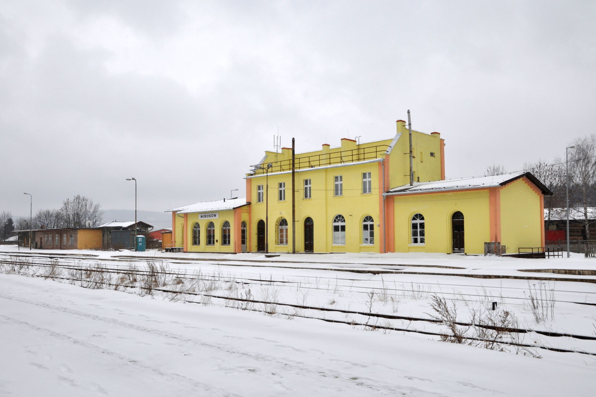 Stanice Mieroszów v březnu 2013. Autor: Michal Roh/ČD Cargo