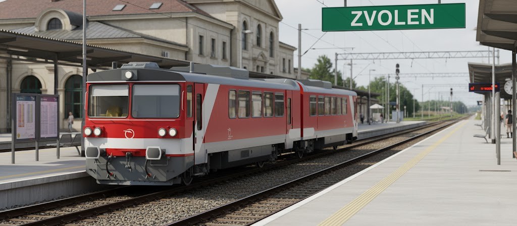 Jednotky 813 po modernizaci. Vizualizace: ZSSK