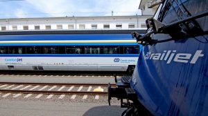 Vlaky RailJet a ComfortJet Českých drah. Pramen: České dráhy