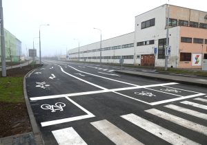 Šámalova ulice v Brně po rozšíření a rekonstrukci. Pramen: Město Brno/Z. Kolařík