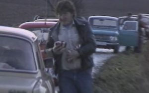 Havárie sovětského letounu Tu-154 u Dubence a nálet místních na kontraband cigaret. Zdroj: Archiv ČT24