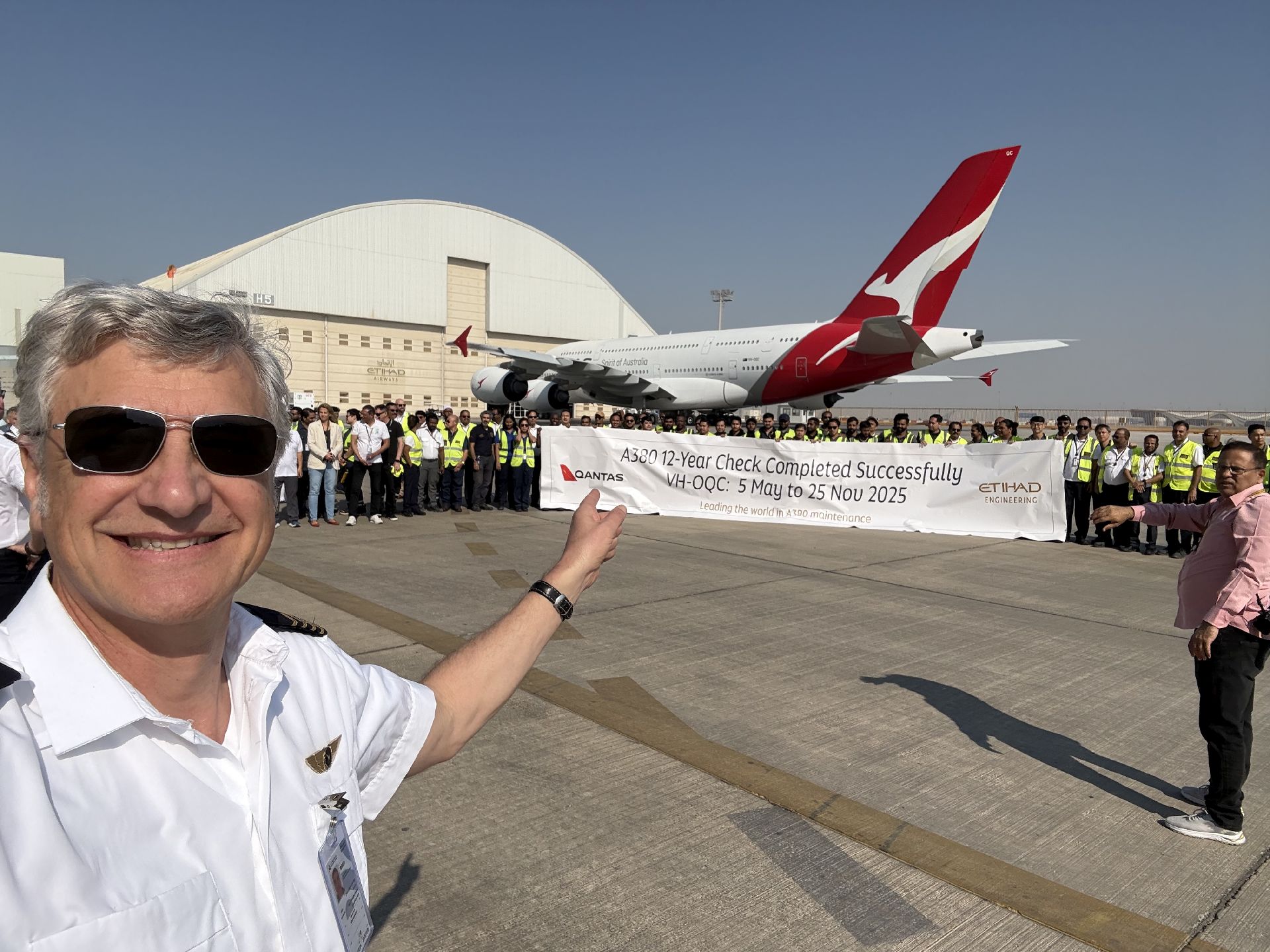 Poslední A380 společnosti Qantas před návratem do provozu. Foto: Qantas
