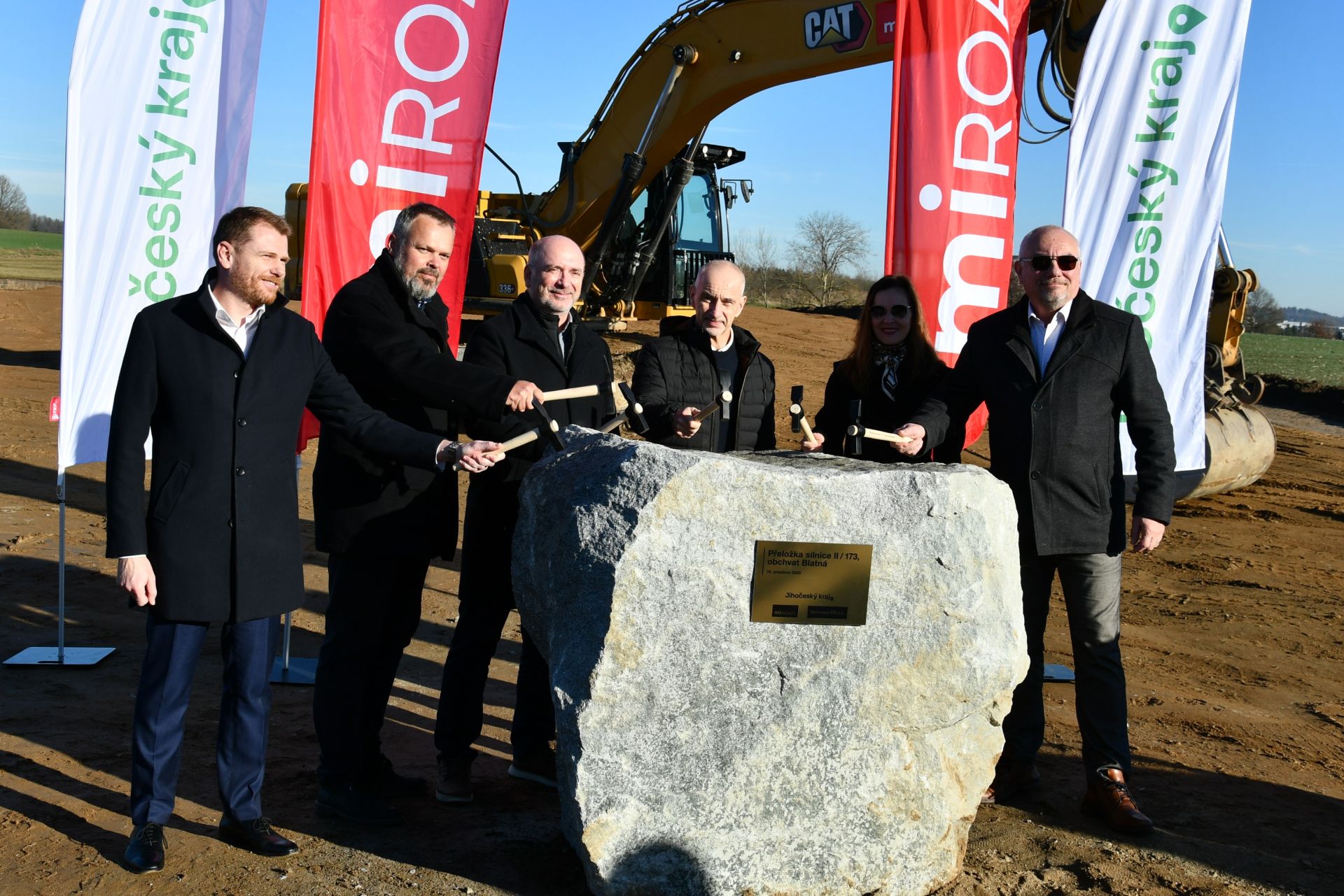 Zahájení stavby obchvatu Blatné. Pramen: Jihočeský kraj