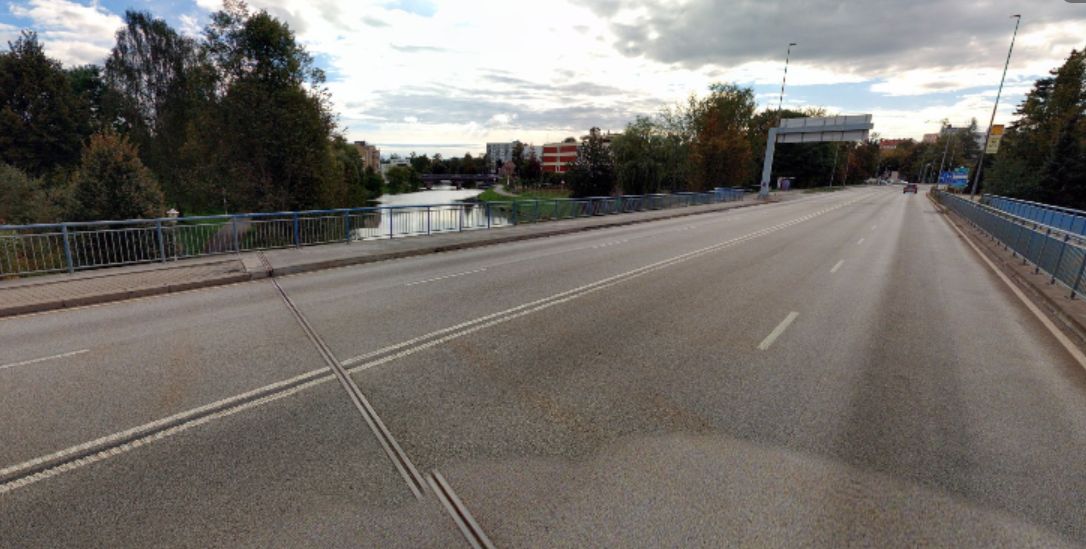 Most přes Sázavu v Havlíčkově Brodě. Foto: Mapy.com