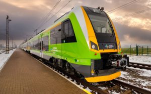 Elektrická jednotka pro RegioJet v barvách DÚK. Foto: Škoda Transportation