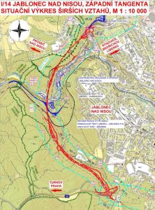 Trasa jihozápadního obchvatu Jablonce nad Nisou. Foto: ŘSD