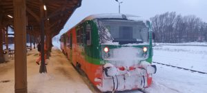 Jednotka 814.501 společnosti GW Train Regio na trati Trutnov - Královec - Lubawka - Sędzisław. Foto: GWTR