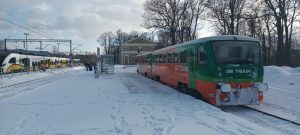 Jednotka 814.501 společnosti GW Train Regio na trati Trutnov - Královec - Lubawka - Sędzisław. Foto: GWTR