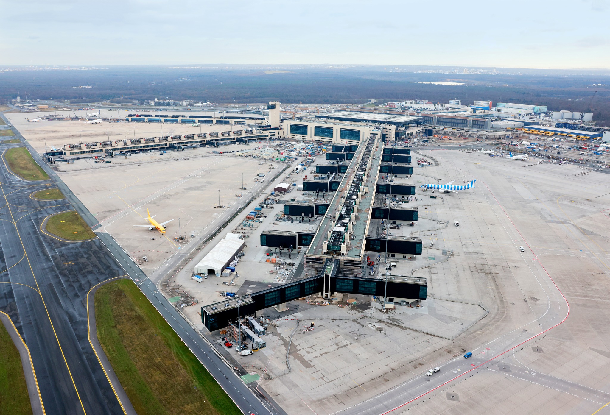 Terminál 3 Letiště Frankfurt nad Mohanem. Zdroj: Letiště Frankfurt