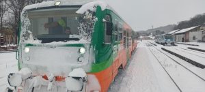 Jednotka 814.501 společnosti GW Train Regio na trati Trutnov - Královec - Lubawka - Sędzisław. Foto: GWTR