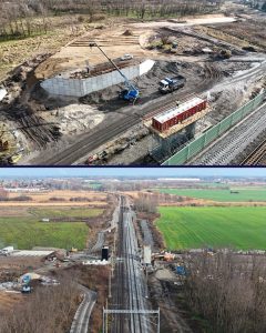 Modernizace tratě Bratislava - hranice SR/ČR.
Zdroj: ŽSR