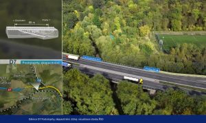 Vizualizace obchvatu Postoloprt.
Zdroj: Facebook.com - Pragoprojekt