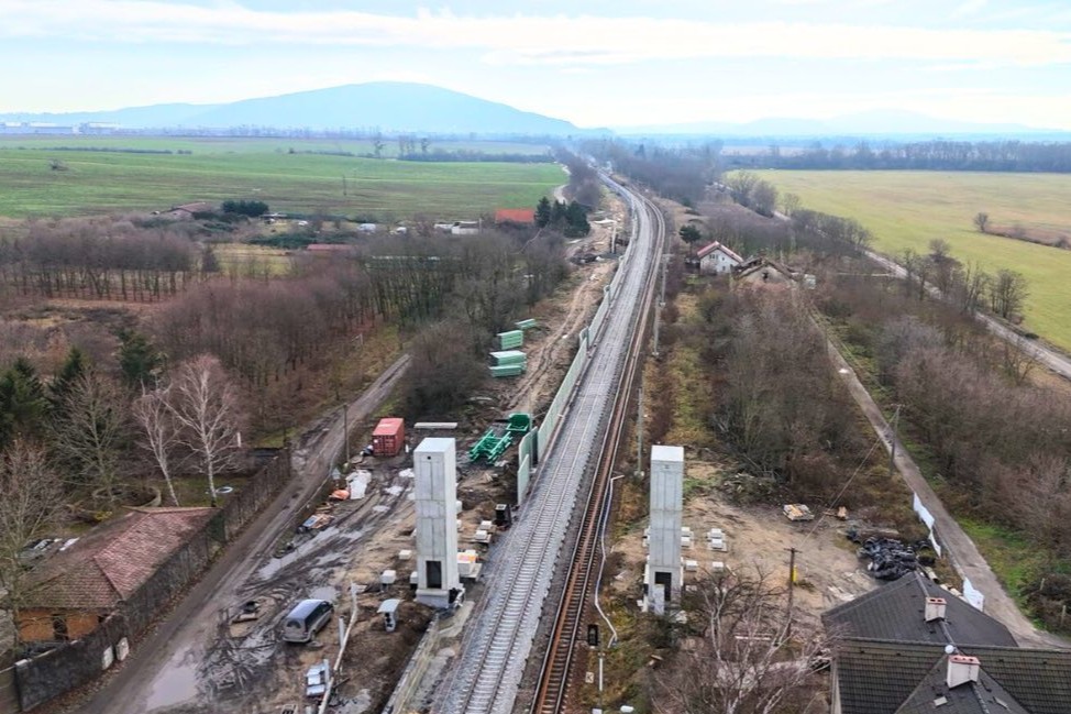 Modernizace tratě Bratislava - hranice SR/ČR. Zdroj: ŽSR