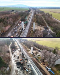 Modernizace tratě Bratislava - hranice SR/ČR.
Zdroj: ŽSR