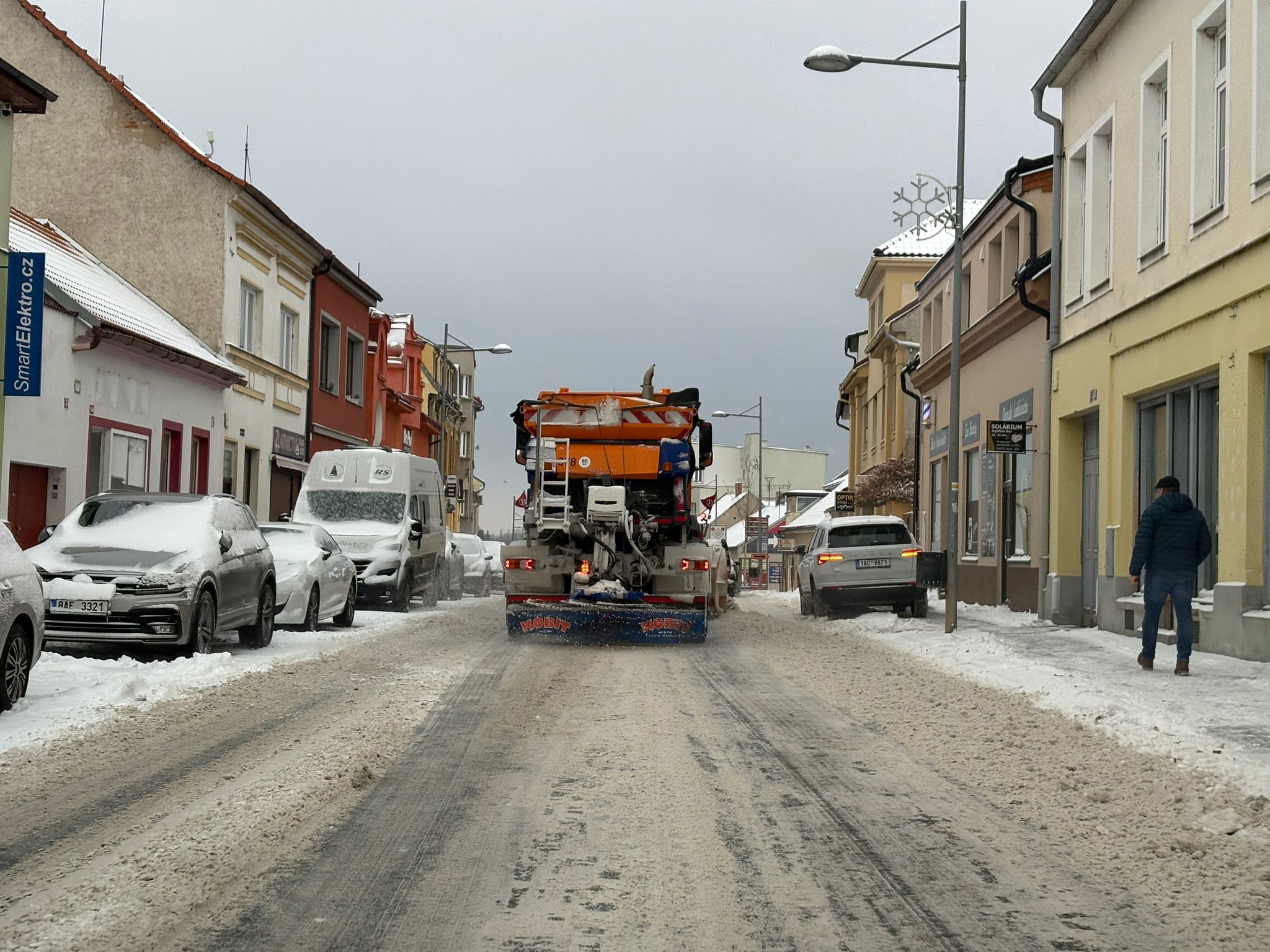 Zimní údržba. Foto: Krajská správa a údržba silnic Středočeského kraje