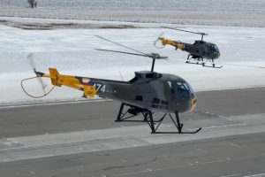 Přesun vrtulníků CLV na Letiště Přerov.
Zdroj: LOM Praha